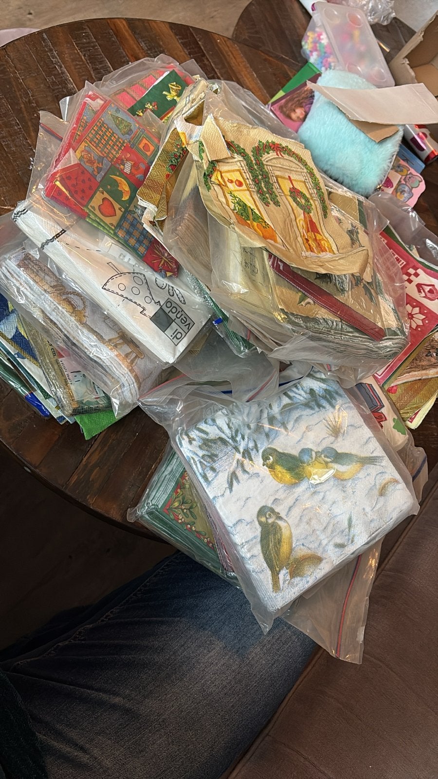 Kerst servetten, Ophalen of Verzenden, Zo goed als nieuw