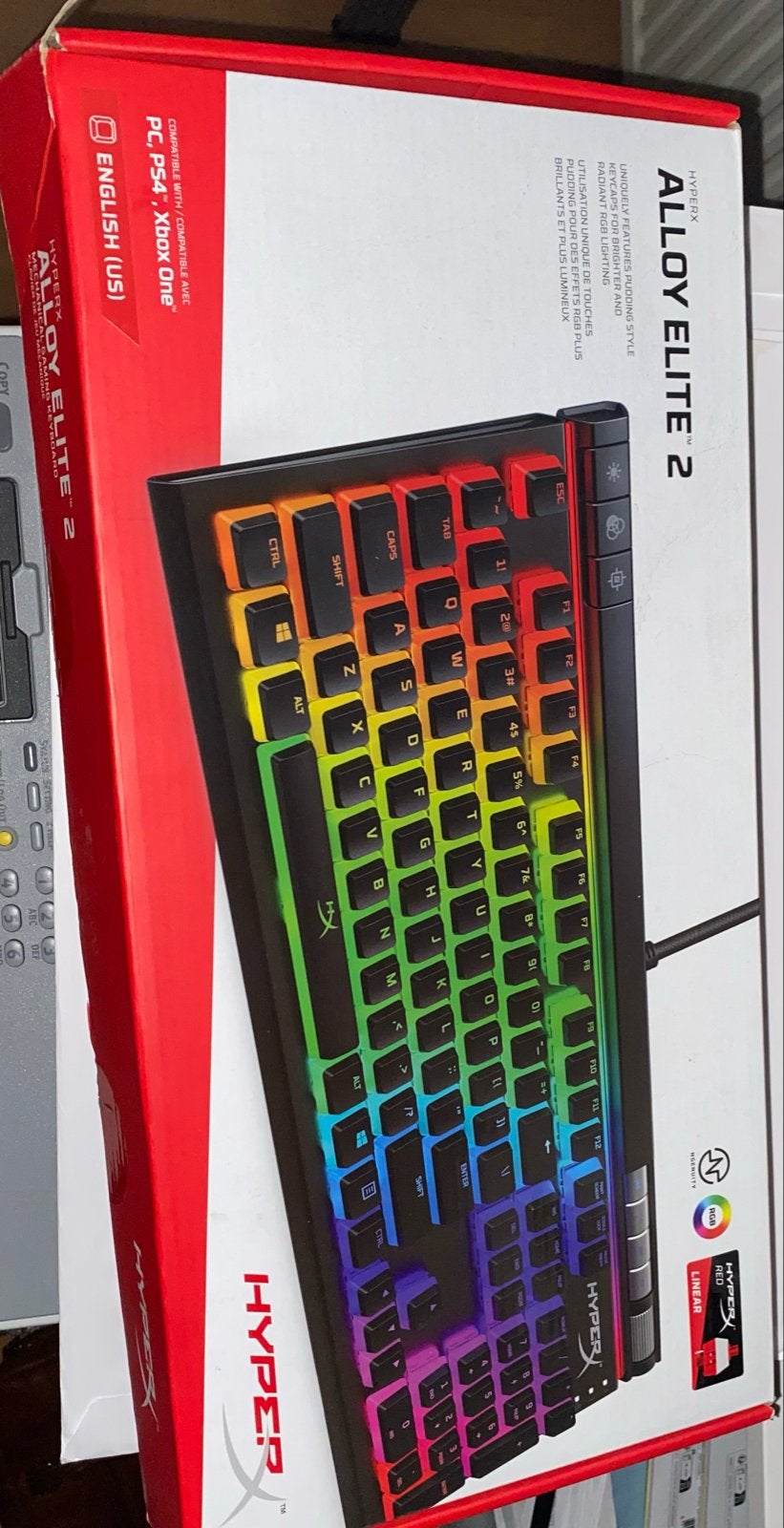 HyperX Alloy Elite 2 Gaming Toetsenbord - RGB, Qwerty, Computers en Software, Ophalen, Gaming toetsenbord, Zo goed als nieuw, Qwerty