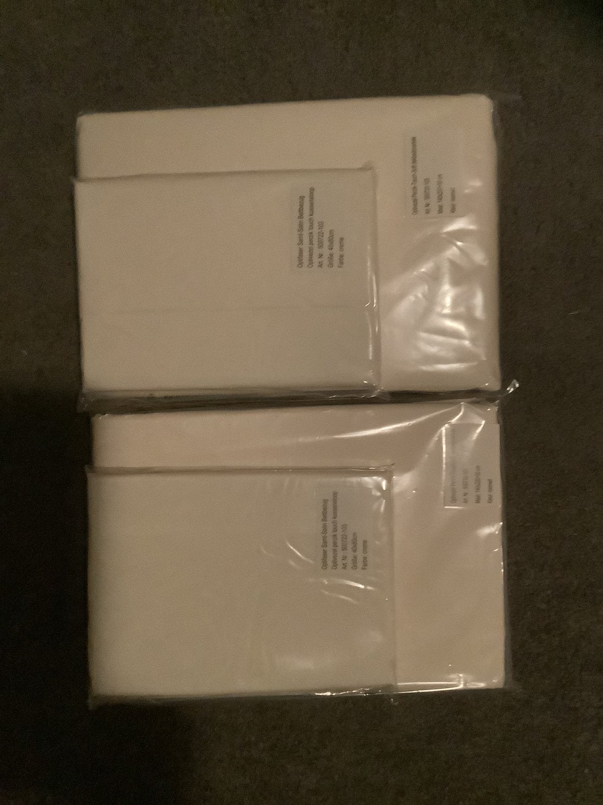 **2x Optidee eenpersoons beddengoed crème 140x200 cm NIEUW**, Eenpersoons, Beige, Beddengoedset, Overige materialen