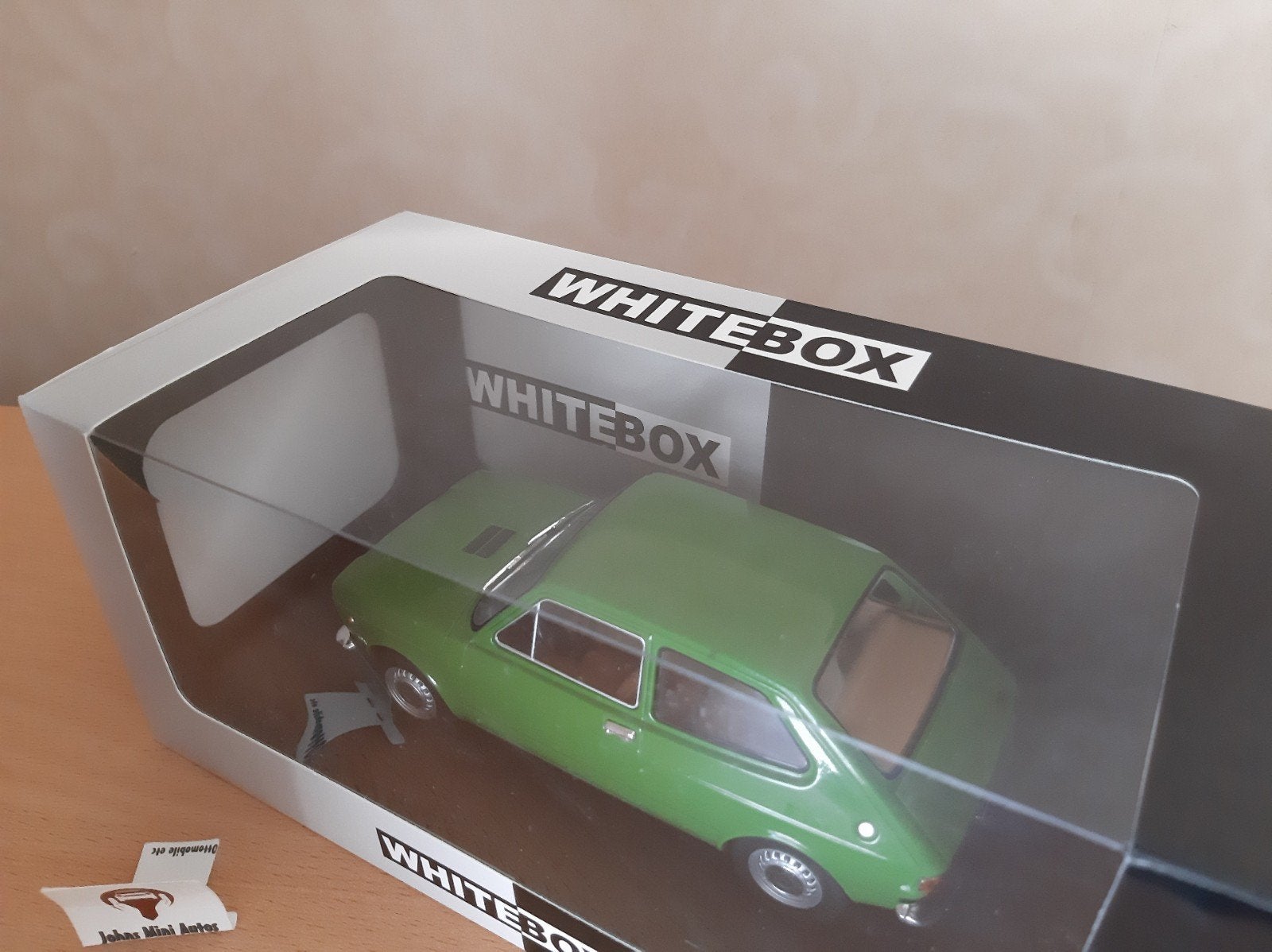 Fiat 127 1971 groen van Whitebox 1:24, Overige merken, Auto, Nieuw, Ophalen of Verzenden