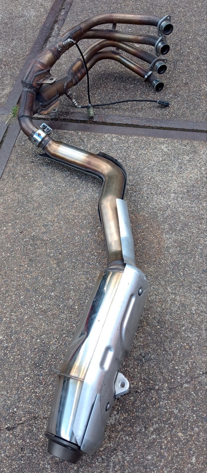 Uitlaat, demper, bochten en collector HONDA CBR 600 RR 03/04, Ophalen of Verzenden, Honda