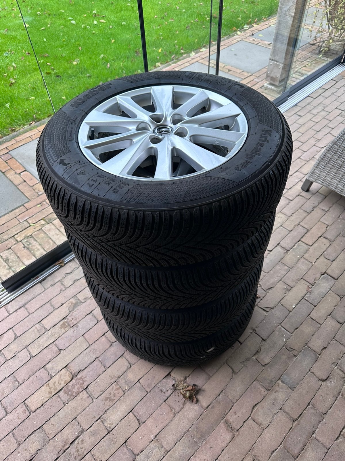 Winterbanden  mazda cx5, Ophalen, Gebruikt, Banden en Velgen, 17 inch