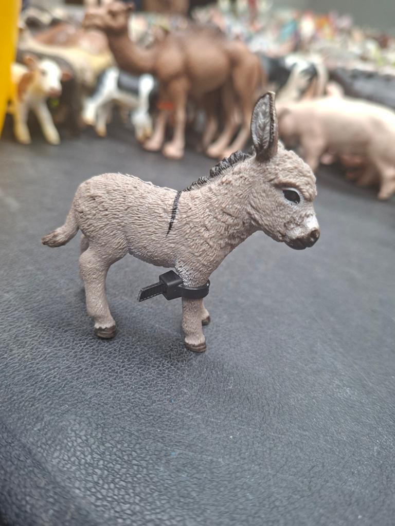 Schleich ezel veulen, Ophalen of Verzenden, Zo goed als nieuw, Boerderijdier, Beeldje of Figuurtje