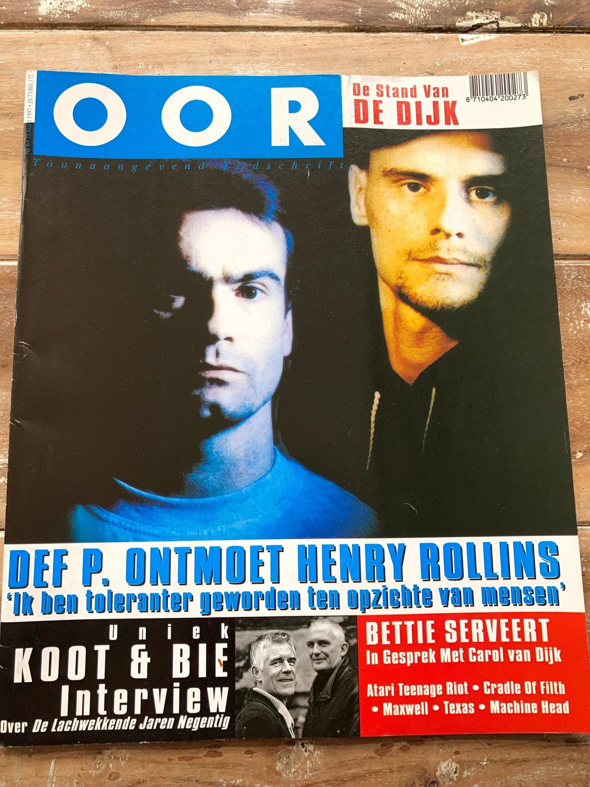 OOR 1996 DE DIJK Bettie Serveert TEXAS Bruce Cockburn XZIBIT, Ophalen of Verzenden, Zo goed als nieuw, Muziek, Film of Tv