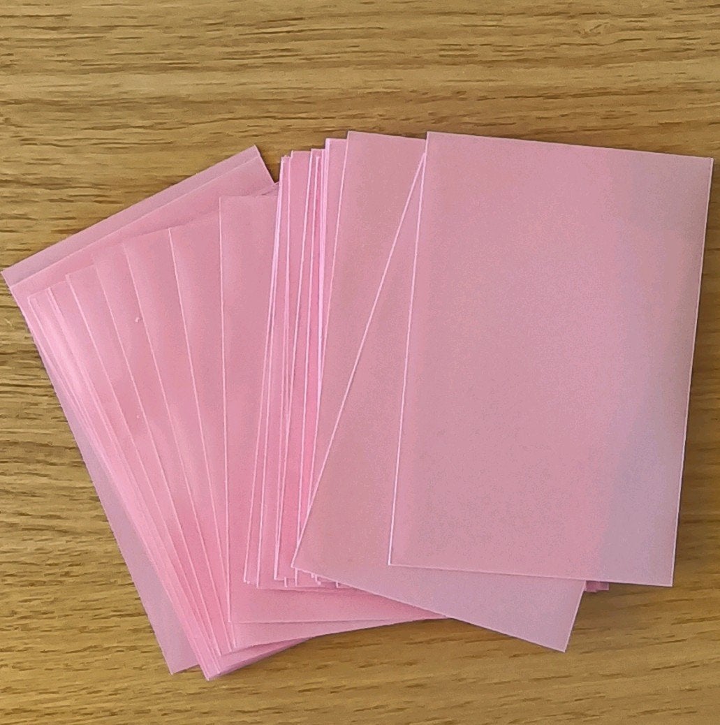 kpop sleeves roze 62x93 mm 48 stuks, Ophalen of Verzenden, Zo goed als nieuw, Overige typen