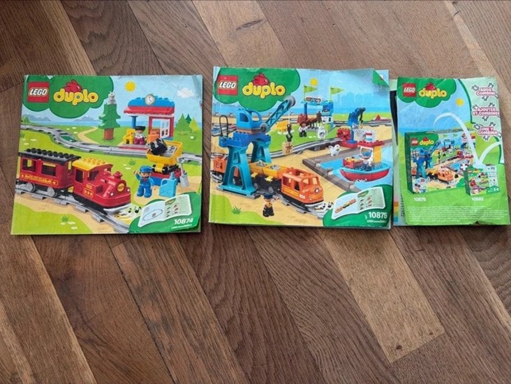 Zeer Complete Lego Duplo Trein En Treinbaan - 4 sets!, Ophalen, Gebruikt, Overige thema's, Duplo