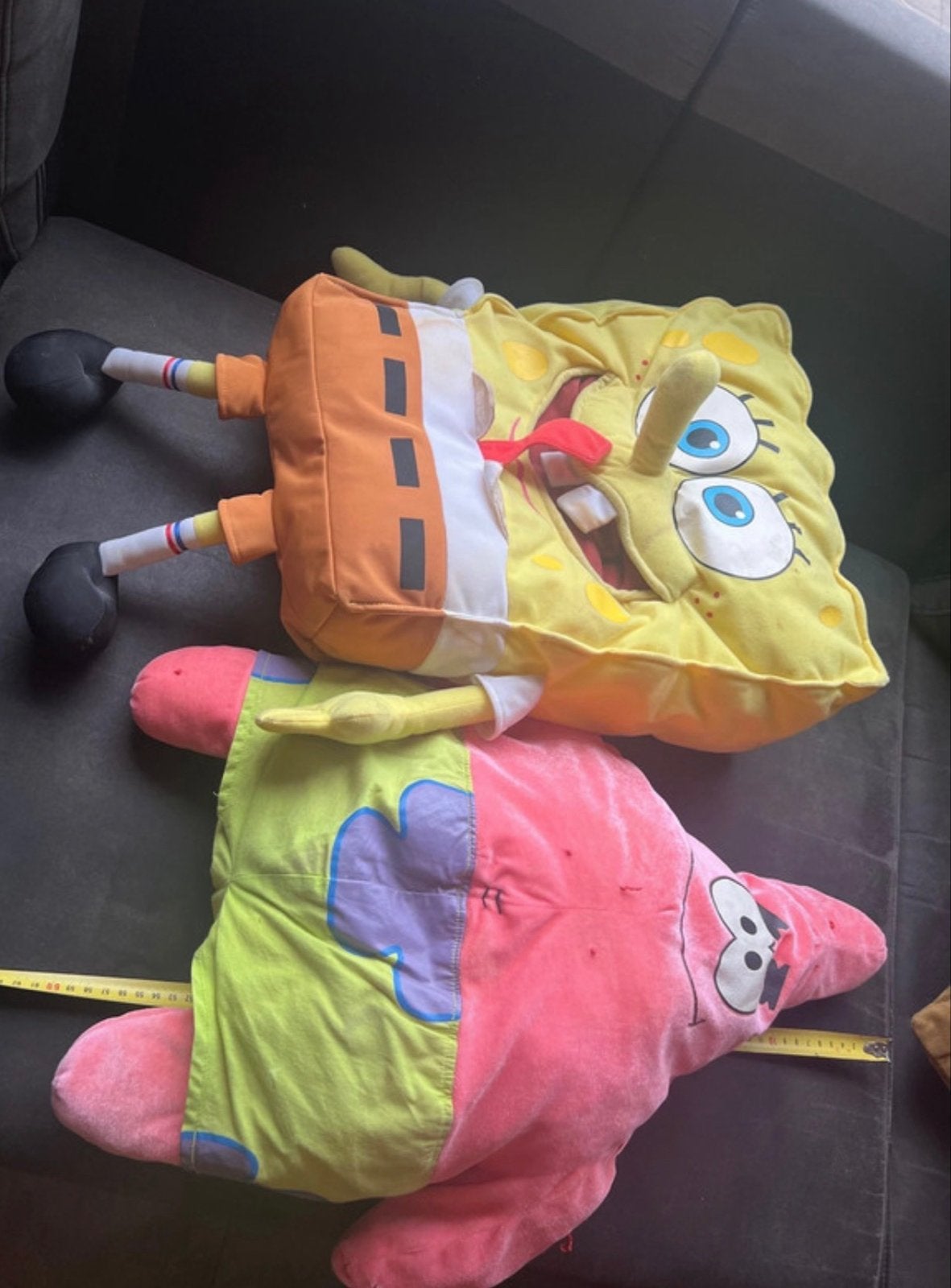 SpongeBob en Patrick knuffels, Gebruikt, Overige karakters, Overige typen, Ophalen of Verzenden