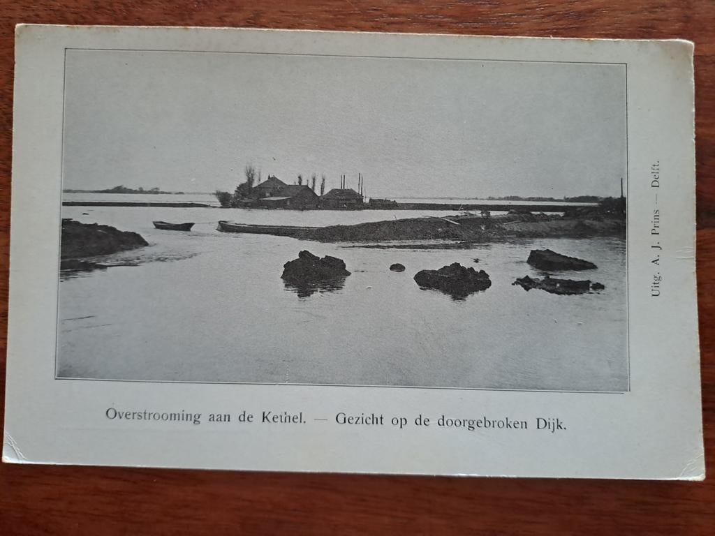 Kethel, overstroming,  uitg. Prins, Ophalen of Verzenden
