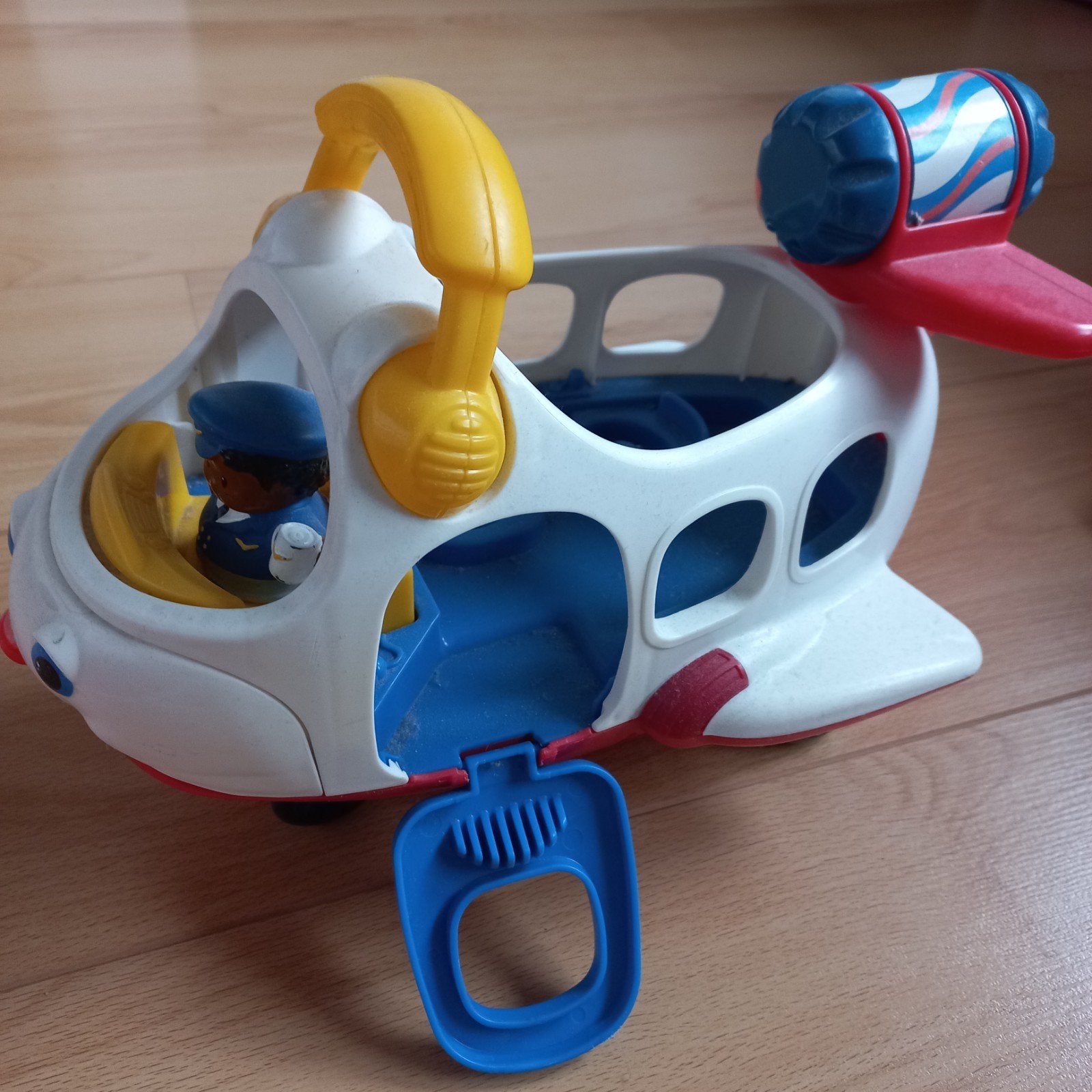 Fisher-Price Little People Vliegtuig met Piloot, Ophalen of Verzenden, Zo goed als nieuw