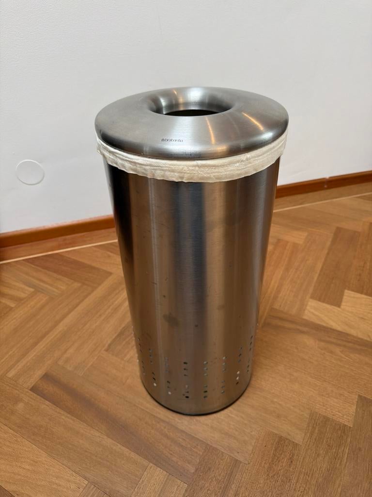 Brabantia Waszak / Wasbox RVS - 2 pieces, Ophalen, Gebruikt, Rvs, 75 cm of meer