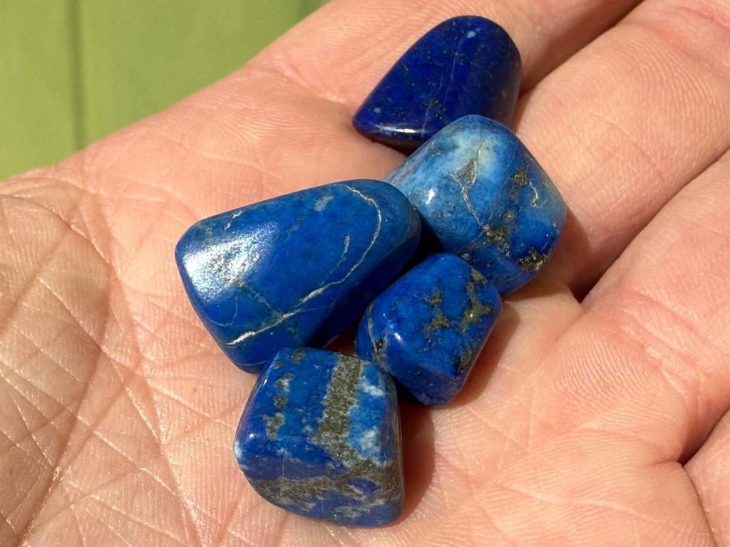 Lapis Lazuli verzameling broekzaksteentjes mineralen, Ophalen of Verzenden, Mineraal