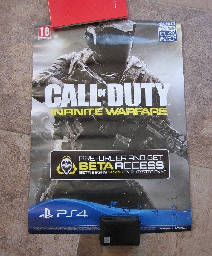 poster call of duty infinite warfare - 59x42 cm gaming game, Verzamelen, Posters, Ophalen of Verzenden, A1 t/m A3, Overige onderwerpen