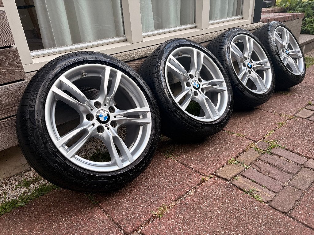 BMW 3 en 4 serie M Style 400M 18" Breedset F30, F31, F36, Ophalen, 18 inch, Gebruikt, 255 mm