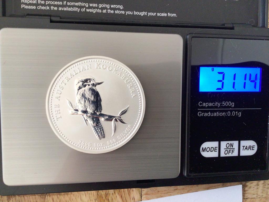 2005 Australische Kookaburra 1 oz Zilver oplage 95.145, Ophalen of Verzenden, Losse munt, Zilver