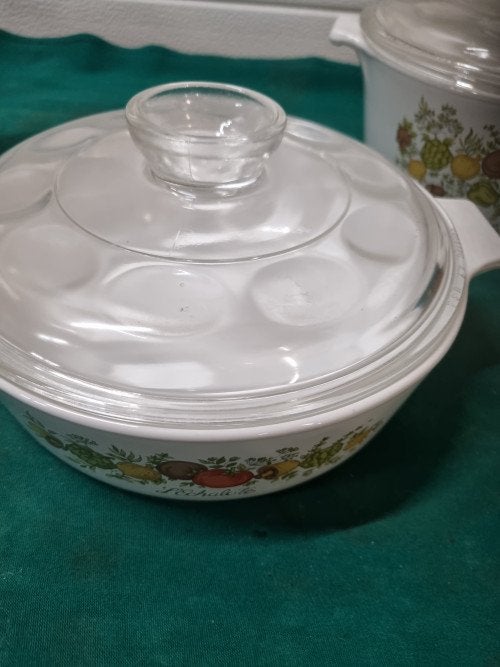 ovenschalen corning ware 2 stuks vintage, Huis en Inrichting, Ophalen of Verzenden, 'T Olde Gre-j, Info@toldegrej.nl, Endepoelstraat 20f Didam