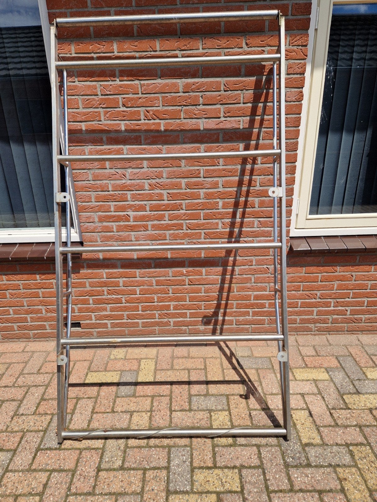 Imperial RVS 1.12 meter breed 2 meter lang, Ophalen