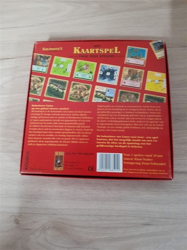 Kolonisten van catan het kaartspel - 999 games - s3136, Hobby en Vrije tijd, Verzenden, Zo goed als nieuw