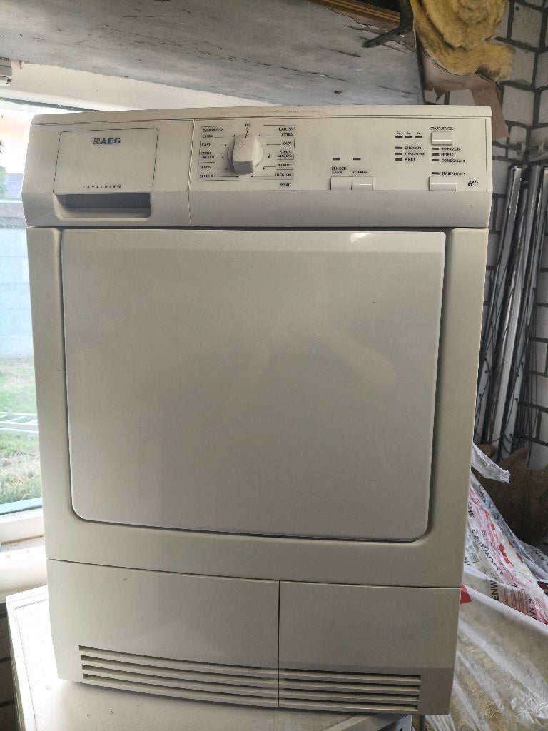 Droger, Ophalen, 6 tot 8 kg, Gebruikt, 85 tot 90 cm