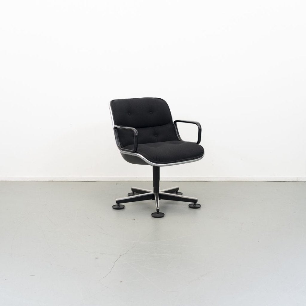 Knoll Pollock Excecutive Chair Bureaustoel Zwart, Niet ingevuld, Zo goed als nieuw, Niet ingevuld, Niet ingevuld