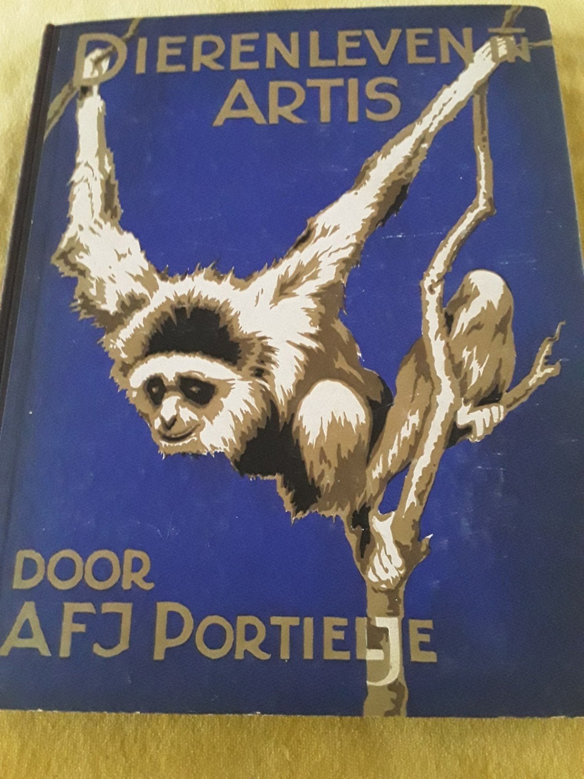 dierenleven in artis, afj portielje, Antiek en Kunst, Ophalen of Verzenden
