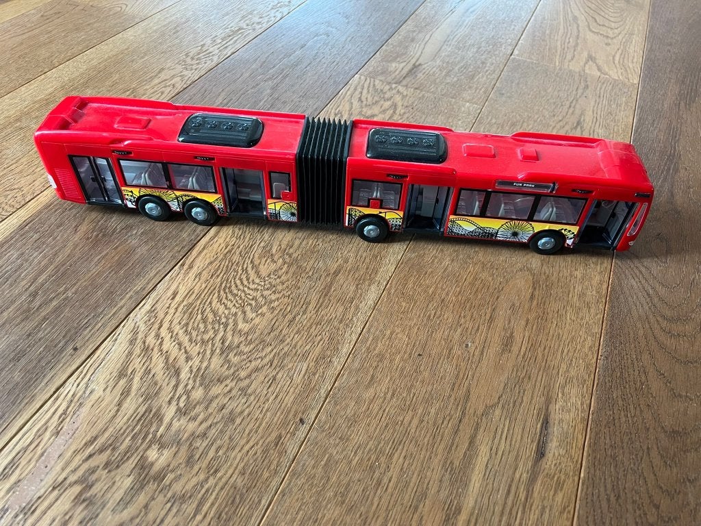Dickie Toys City Express bus - zgan, Ophalen of Verzenden, Zo goed als nieuw