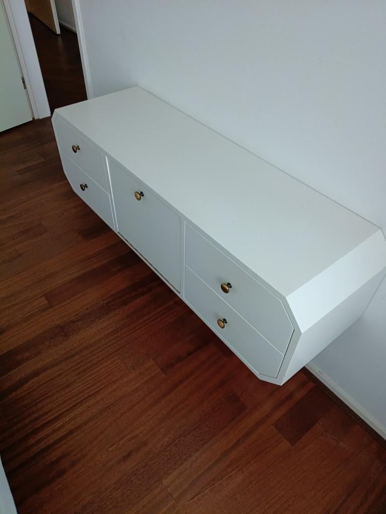 Mooi zwevend wandmeubel - 120x35x35 cm, Huis en Inrichting, Kasten | Wandmeubels, Ophalen of Verzenden