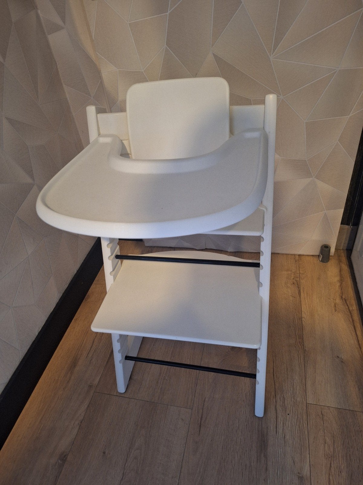 stokke tripp trapp kinderstoel compleet zeer netjes, Kinderen en Baby's, Kinderstoelen, Ophalen, Zo goed als nieuw, Meegroeistoel