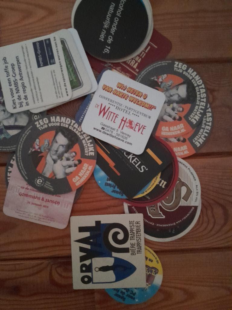 bierviltjes verzameling, Verzamelen, Biermerken, Zo goed als nieuw, Viltje(s), Overige merken, Ophalen