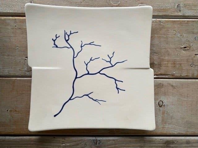 Limited Edition keramisch bord schaal Tatjana Liepe., Antiek en Kunst, Ophalen