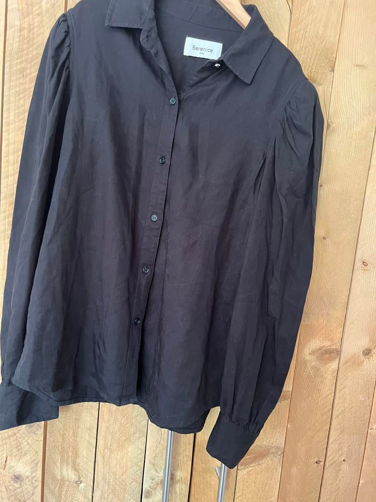 Berenice mooie zwarte blouse/ maat M, Kleding | Dames, Verzenden, Zo goed als nieuw, Maat 38/40 (M), Zwart