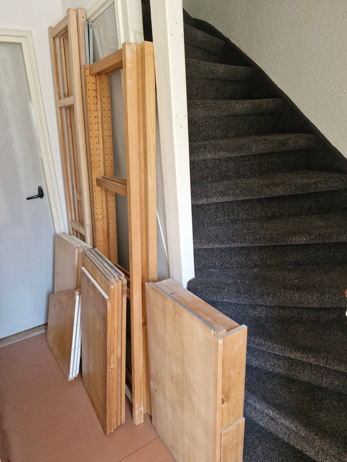 Lundia kasten. 5 staanders, 12 planken, 1 ladenkastje., Ophalen, Gebruikt