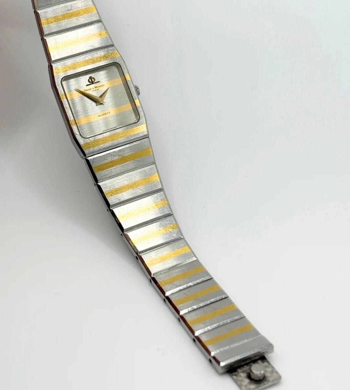 Baume & Mercier Zebra 5820.038 – Vintage Horloge, Ophalen, Zo goed als nieuw, Overige merken