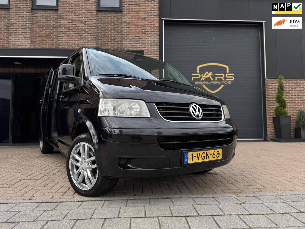 Volkswagen MULTIVAN 2.5 TDI Highline 340 Lang Automaat 131PK, Gebruikt, Zwart, Volkswagen, Zwart
