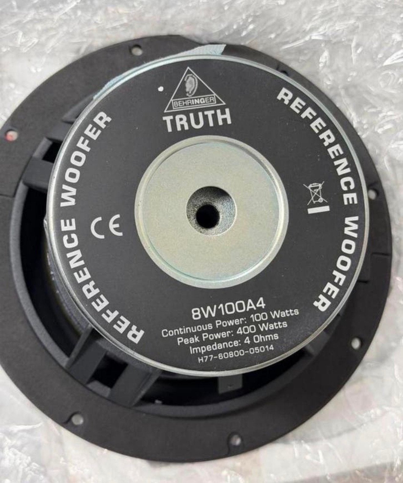 9” 23 cm Sub-Woofer Behringer Truth 8W100A4 100W RMS 400W, Overige merken, Subwoofer, Nieuw, Ophalen of Verzenden