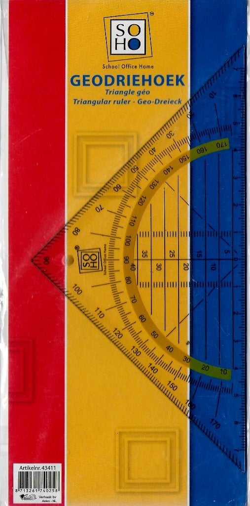 Nieuwe Soho Geodriehoek  15cm, Diversen, Ophalen of Verzenden, Nieuw