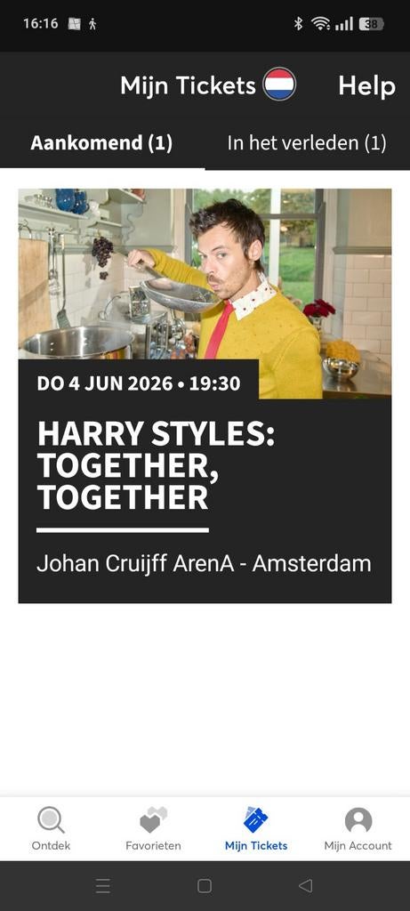 Harry Styles staan plaatsen, Twee personen, Overige soorten