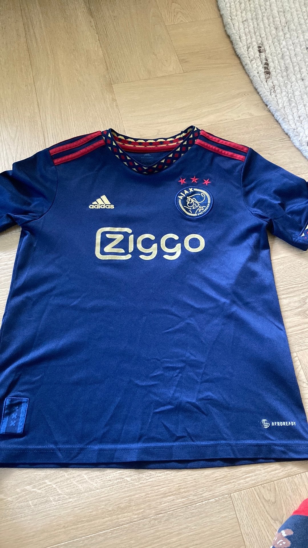 Origineel Ajax shirt maat 152, Sport en Fitness, Maat XS of kleiner, Ophalen of Verzenden, Zo goed als nieuw, Shirt