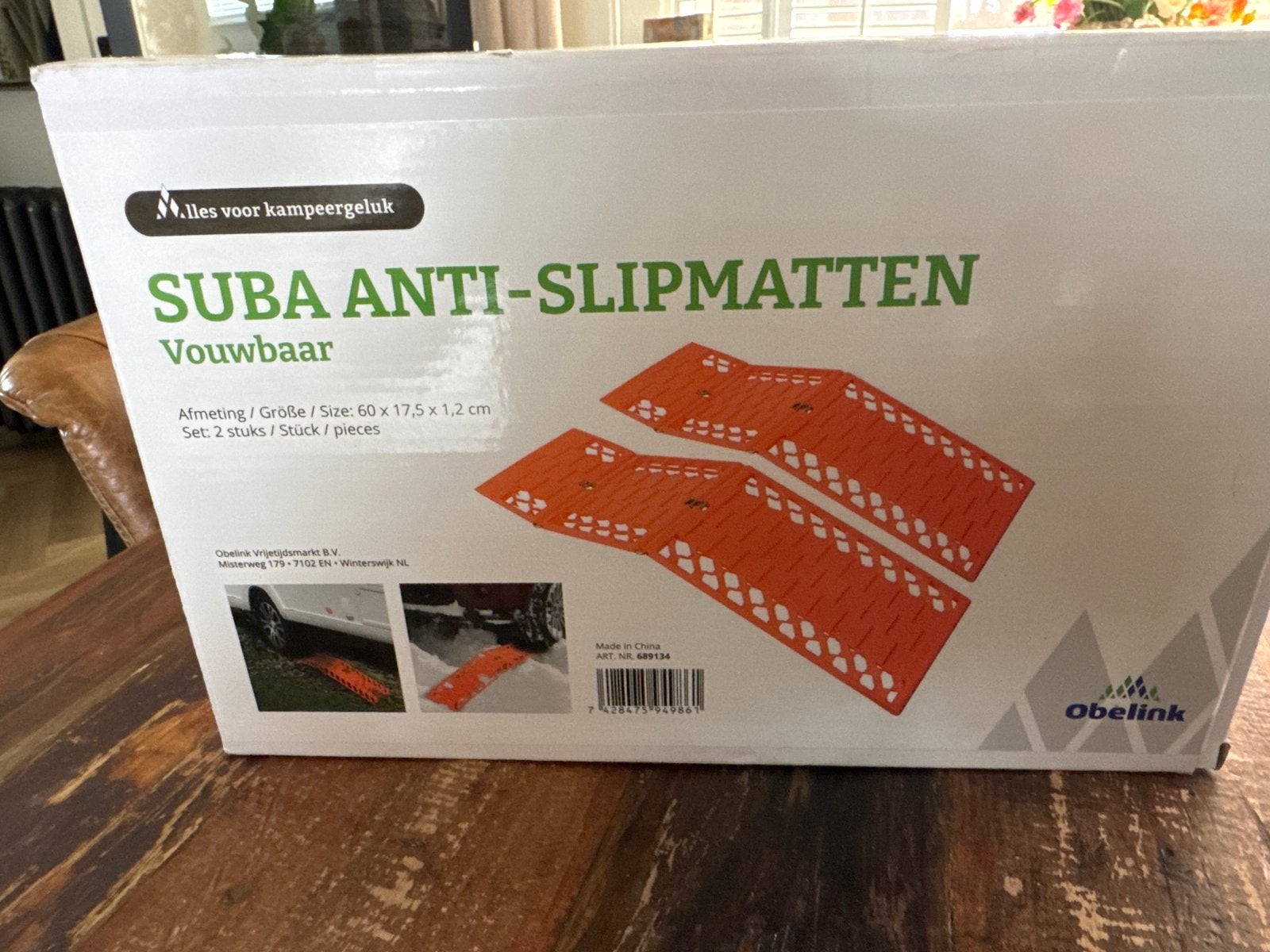 SUBA Anti-slippmatten Vouwbaar - Set van 2, Ophalen of Verzenden, Nieuw