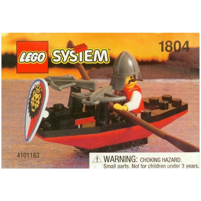LEGO System 1804 Kruisboogboot (Polybag) - Vintage, Kinderen en Baby's, Speelgoed | Bouwstenen, Zo goed als nieuw, Overige merken