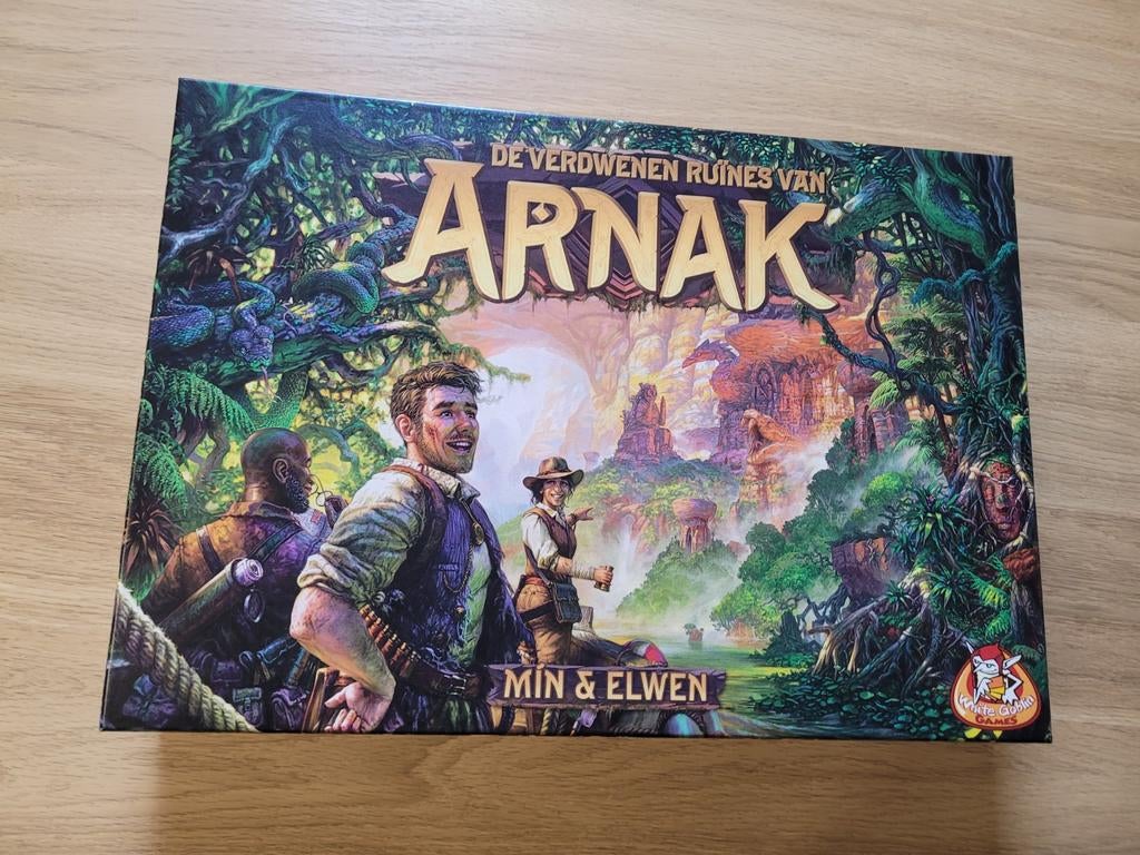 De Verdwenen Ruïnes van Arnak - Bordspel, Hobby en Vrije tijd, Gezelschapsspellen | Bordspellen, Een of twee spelers, Ophalen of Verzenden