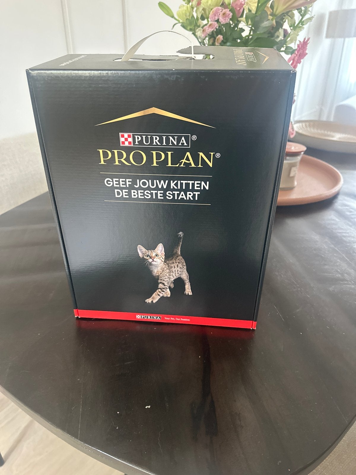 Kittenvoer van purina pro plan, Ophalen