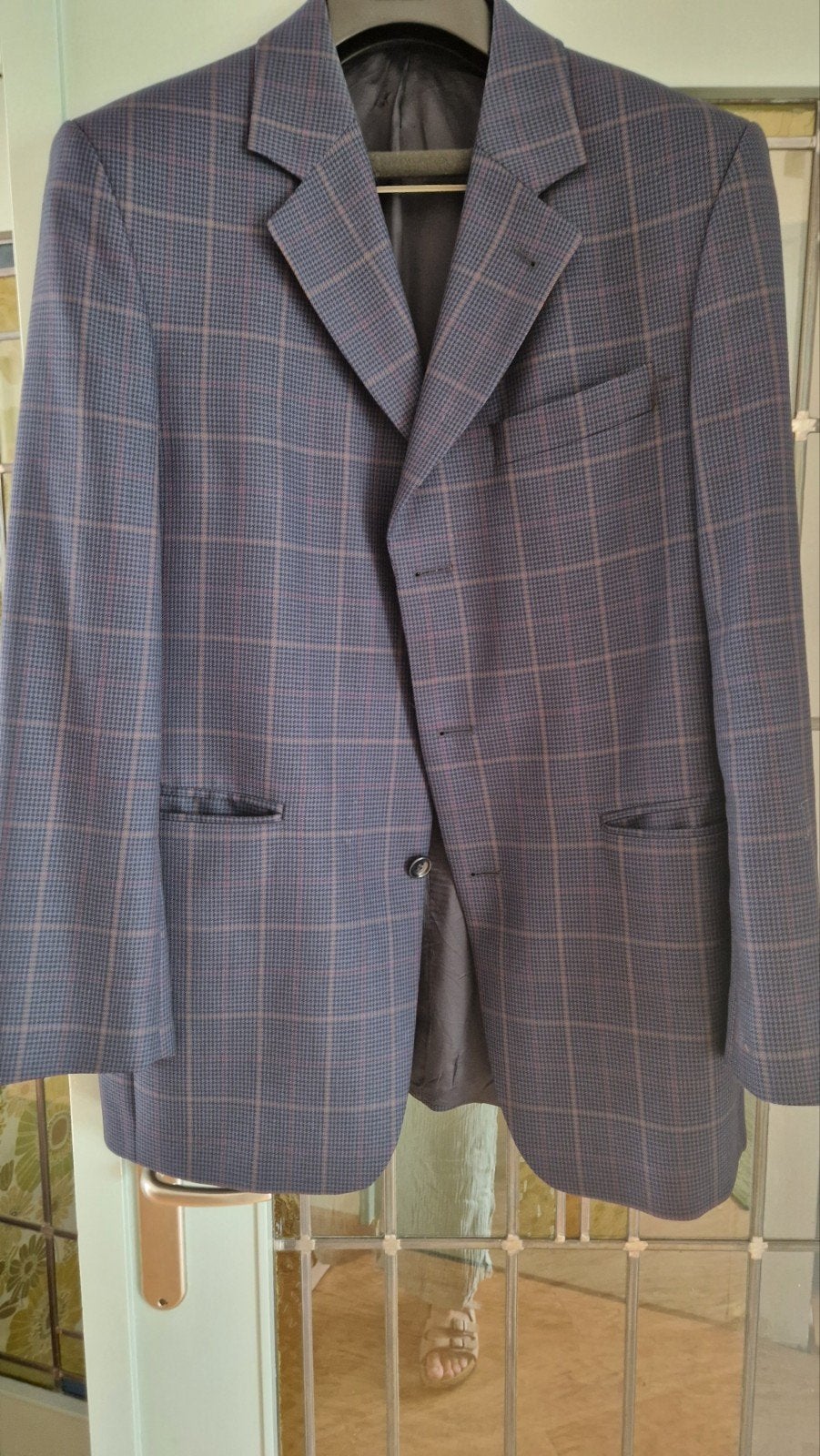 Tailor Made Kasjmier & Wol Colbert - Geruit, Ophalen, Onbekend, Zo goed als nieuw, Meerkleurig
