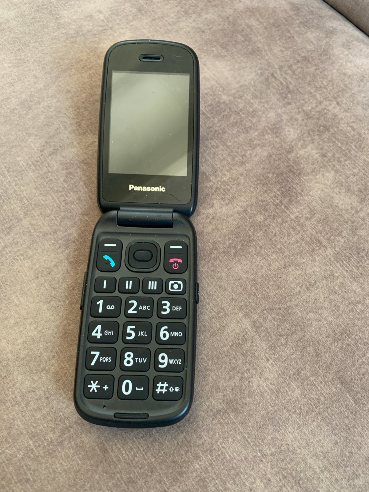 Panasonic KX-TU550 EXB Klaptelefoon met Oplaadstation, Inklapmodel, Ophalen of Verzenden, Zonder simlock, Zonder abonnement