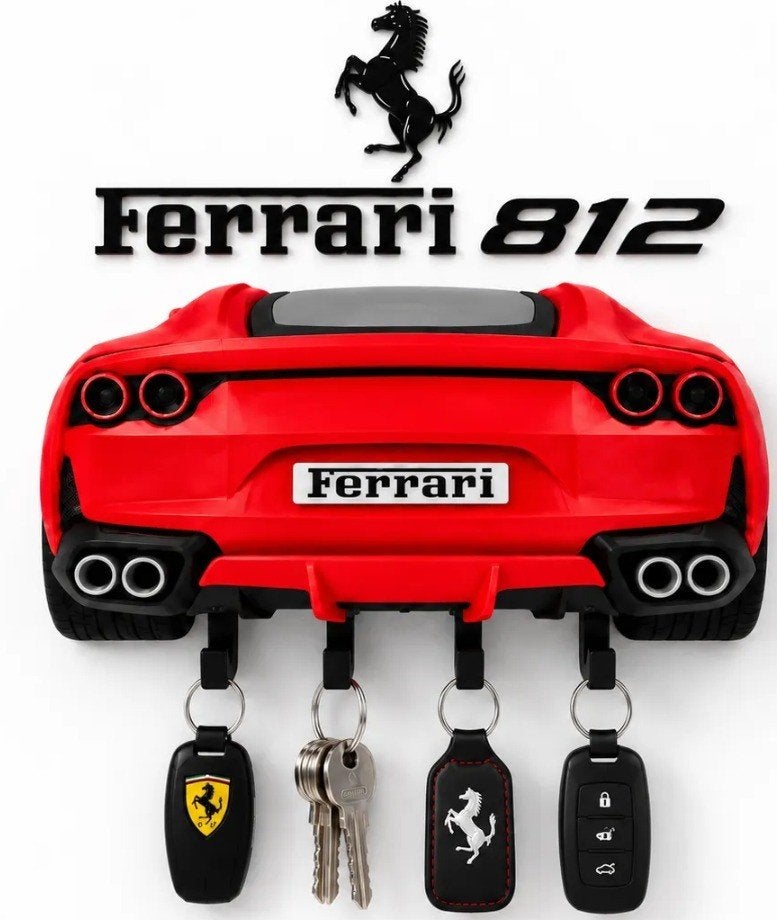 Ferrari 812 Sleutelhouder - Diverse Kleuren Beschikbaar, Ophalen of Verzenden, Nieuw