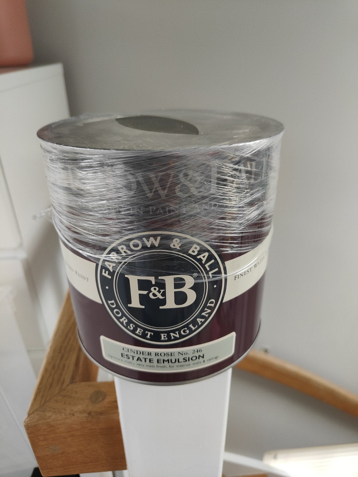 Farrow & Ball Estate Emulsion Cinder Rose No. 246, Doe-het-zelf en Verbouw, Ophalen, Nieuw, Verf, Roze