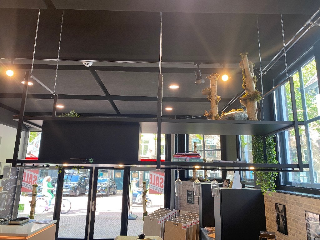Wave Frame showroom afzuigkap, Witgoed en Apparatuur, Ophalen, Keukenstudio Gouda, Nieuw, 400 tot 600 m³ per uur