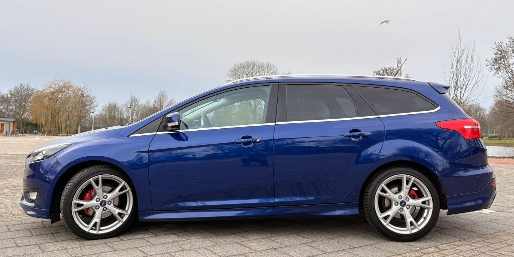 Ford Focus 1.0 Ecoboost Titanium 125pk 2016 Blauw, Auto's, Ford, Particulier, Focus, Achteruitrijcamera, Airbags, Airconditioning