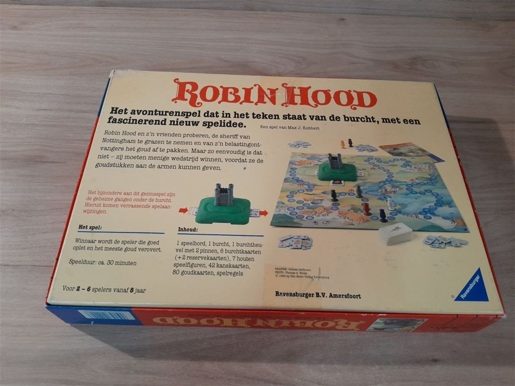 Robin Hood - op jacht naar het goud van de sherrif - s5816, Hobby en Vrije tijd, Verzenden, Zo goed als nieuw