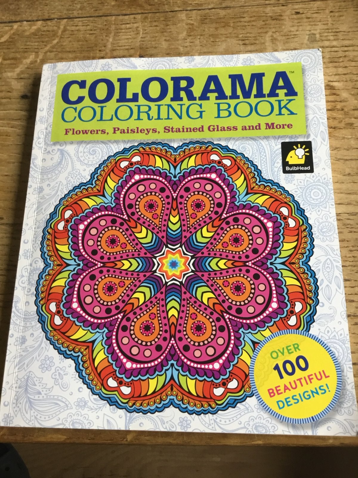 Colorama Kleurboek: Flowers, Paisleys, Stained Glass & More, Ophalen of Verzenden, Nieuw, Tekenen en Schilderen, Geschikt voor kinderen