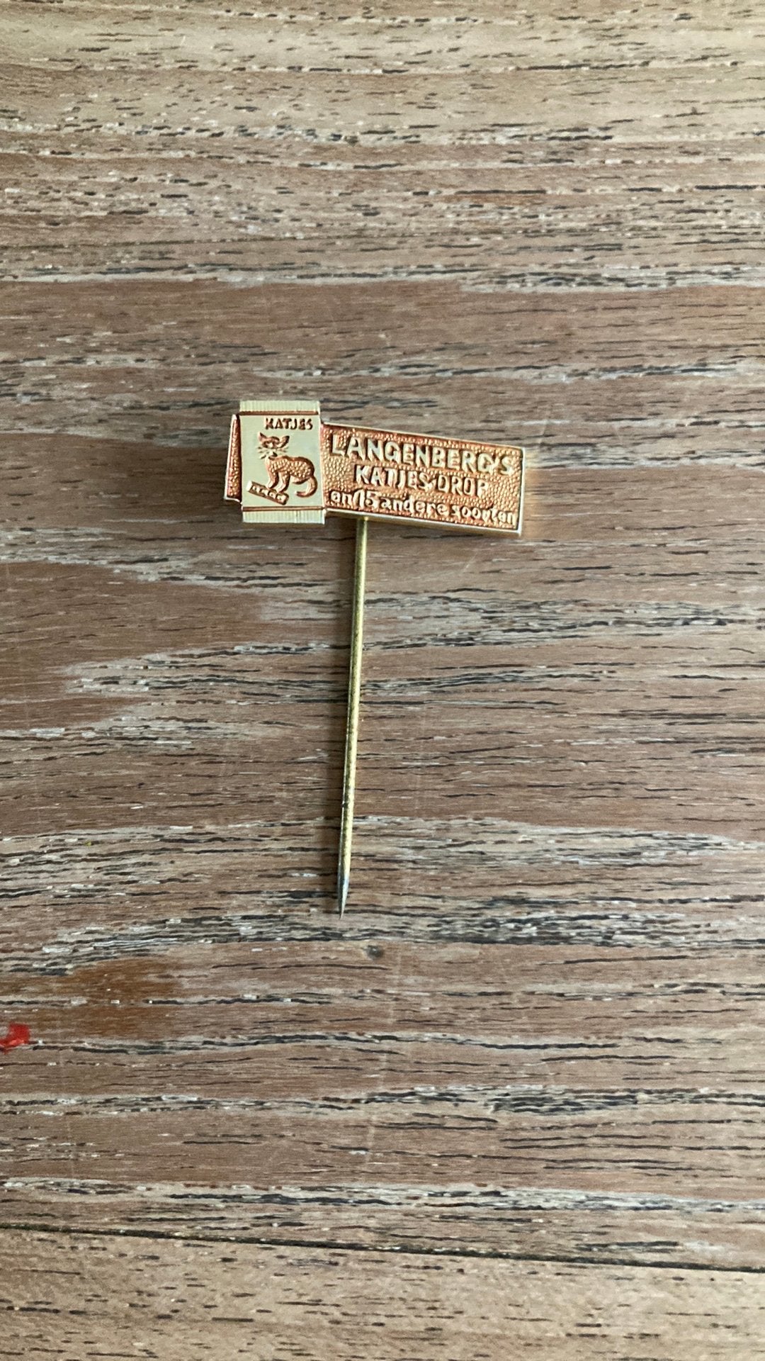 Speldje langenberg‘s katjesdrop, Ophalen, Gebruikt, Overige onderwerpen, Speldje of Pin